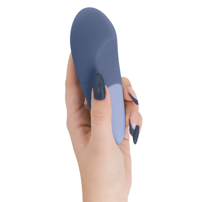 Vibe Lay-on vibratore silenzioso blu scuro di Womanizer, immagine 4
