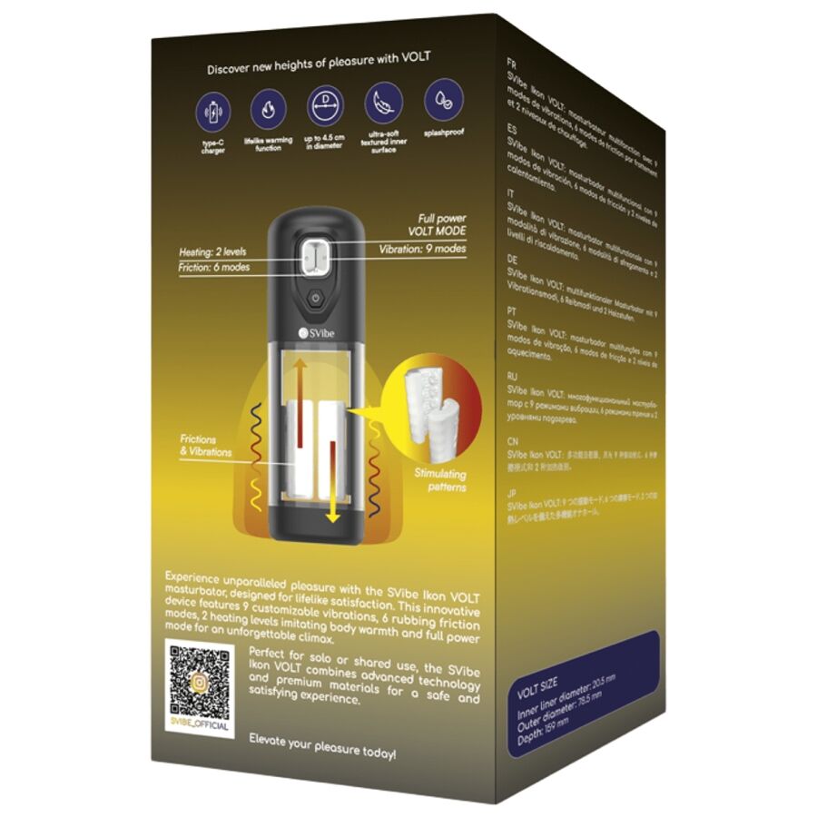 Masturbatore Ikon Volt con effetto calore e attrito di Snail Vibe, immagine 6