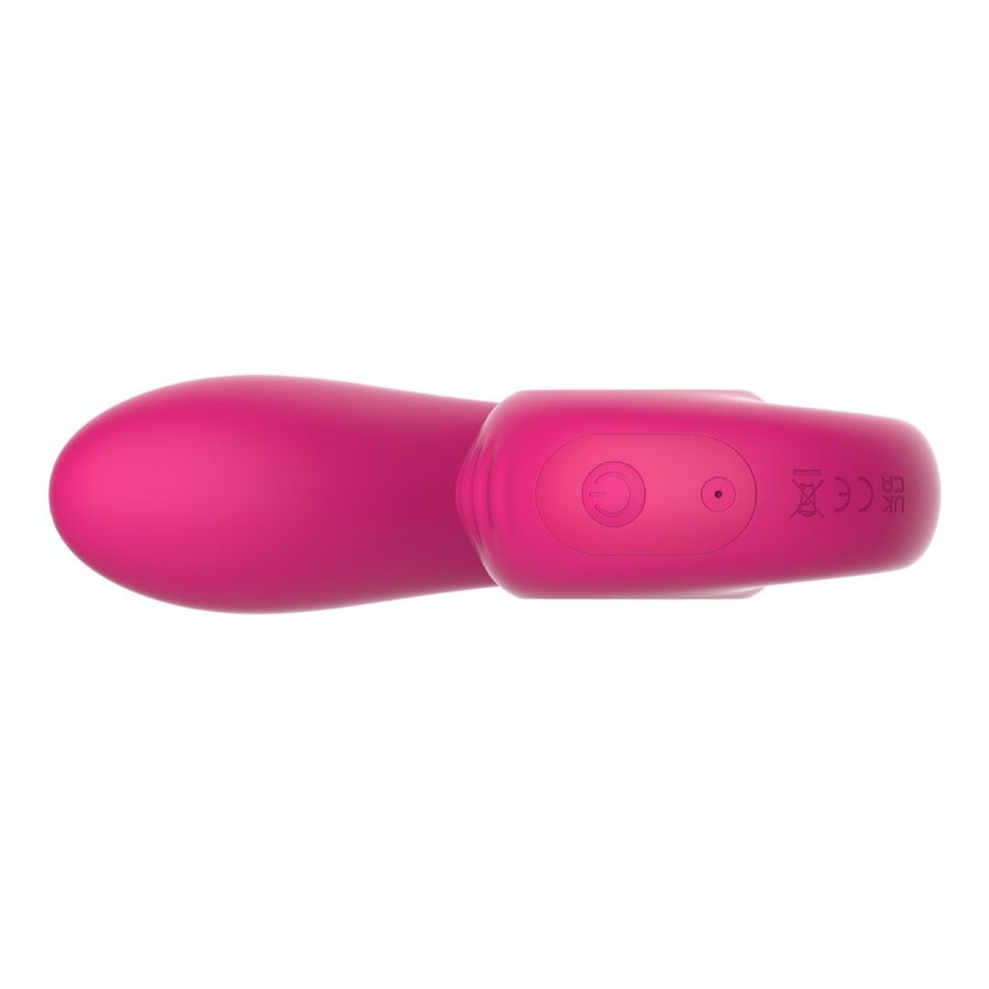 Vibratore rosa gizi lite doppio punto g e clitorideo di Snail Vibe, immagine 3