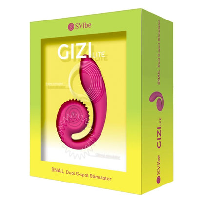 Vibratore rosa gizi lite doppio punto g e clitorideo di Snail Vibe, immagine 4
