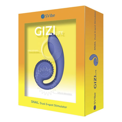 Vibratore viola gizi lite doppio punto g e clitorideo di Snail Vibe, immagine 4