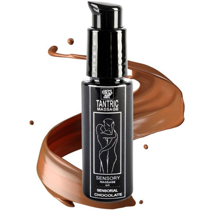 Olio da massaggio tantrico naturale e afrodisiaco al cioccolato 30 ml di Eros-Art