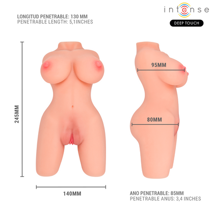 Jesse torso doppia vagina e masturbatore ano di Intense Deep Touch, immagine 6
