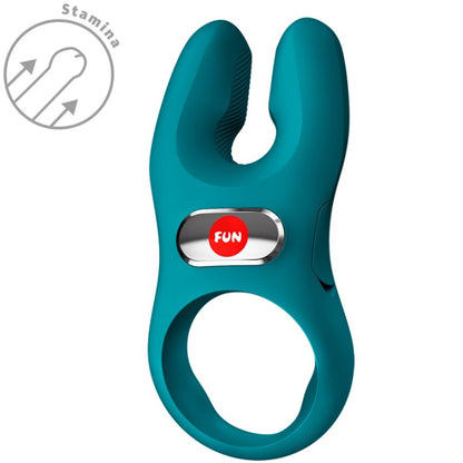 Anello vibrante per il pene Nos pro verde bottiglia di Fun Factory, immagine 3