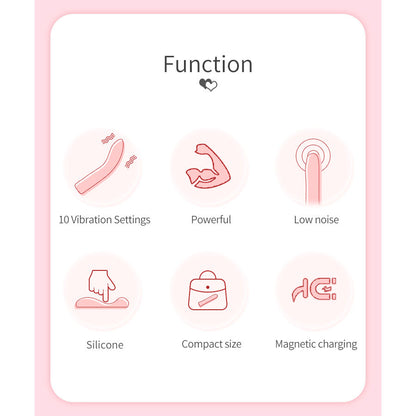 Vibratore Kisell rosa per punto g di Pretty Love, immagine 9