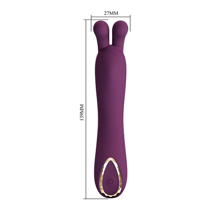 Vibratore Dj rabbit punto g viola di Pretty Love, immagine 6