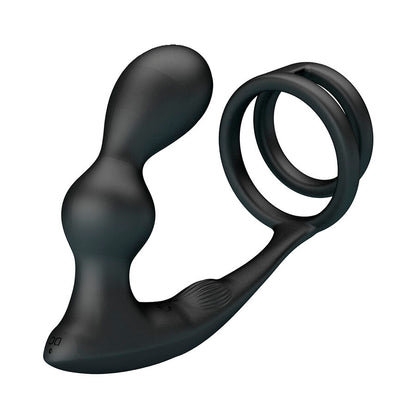 Plug anale vibrante con anello per pene e telecomando di Mr Play, immagine 3