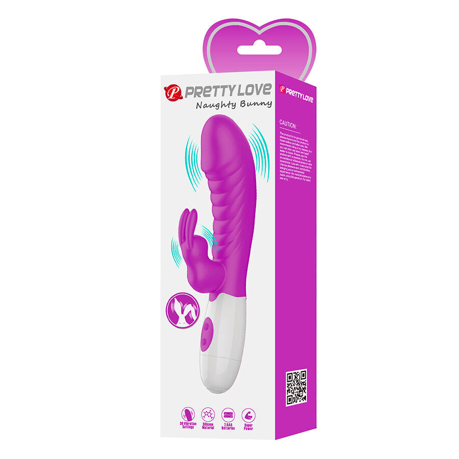 Vibratore Naughty viola bunny di Pretty Love, immagine 11