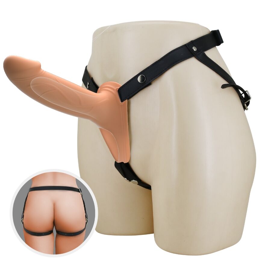 Strap-on vibrante Landon pelle chiara di Pretty Love, immagine 8