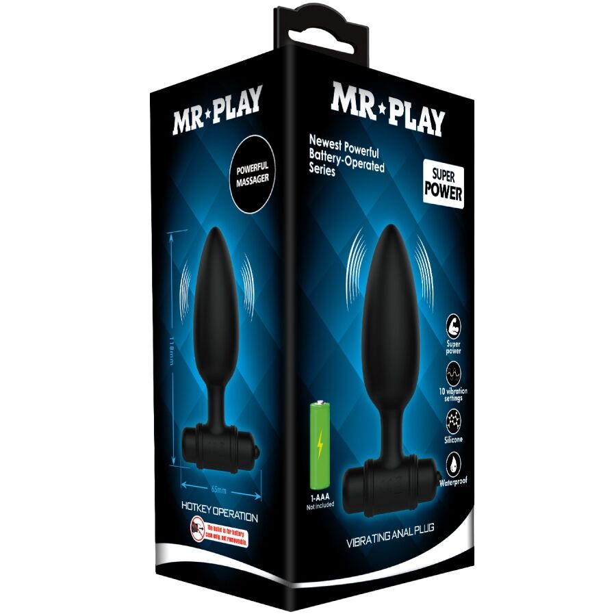 Plug con vibrazione Super power anal di Mr Play, immagine 9