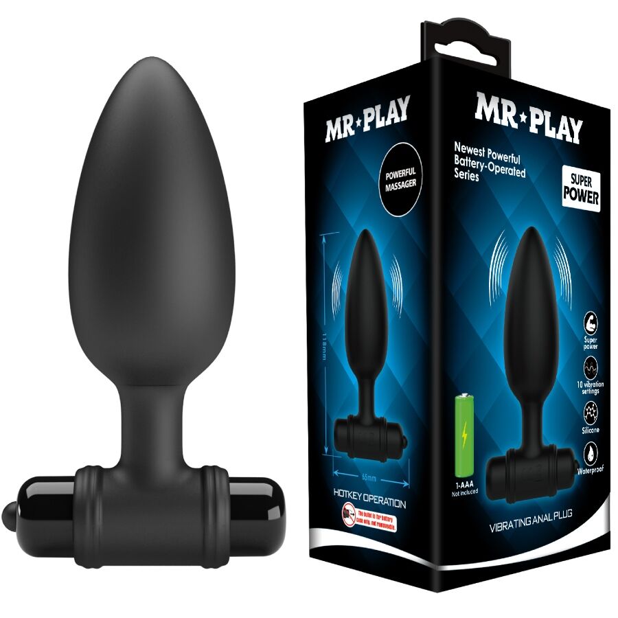 Plug con vibrazione Super power anal di Mr Play