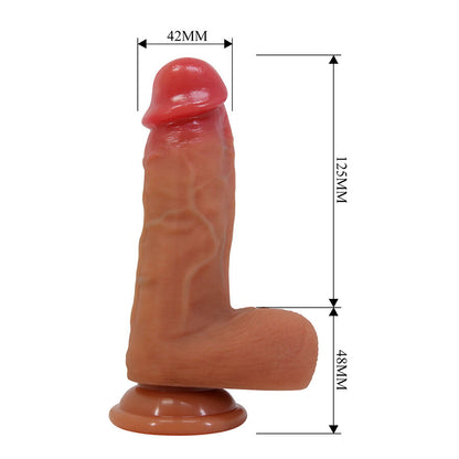 Dildo realistico con ventosa Curtis 17,3 cm -ø- 4,2 cm di Pretty Love, immagine 7