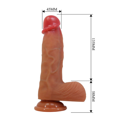Dildo realistico con ventosa Duvall 19,3 cm -ø- 4,5 cm di Pretty Love, immagine 6