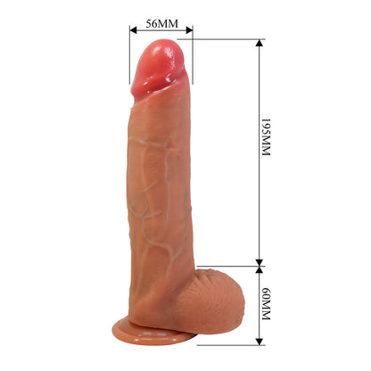 Dildo realistico con ventosa Mendel 25,5 cm -ø- 5,6 cm di Pretty Love, immagine 7