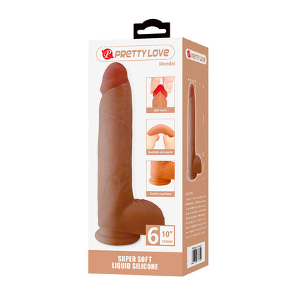 Dildo realistico con ventosa Mendel 25,5 cm -ø- 5,6 cm di Pretty Love, immagine 8