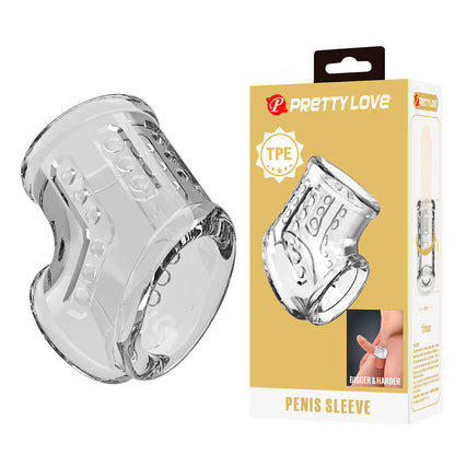 Guaina per pene corta e trasparente di Pretty Love