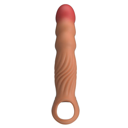 Guaina per pene testurizzata con vibrazione e telecomando di Pretty Love, immagine 7