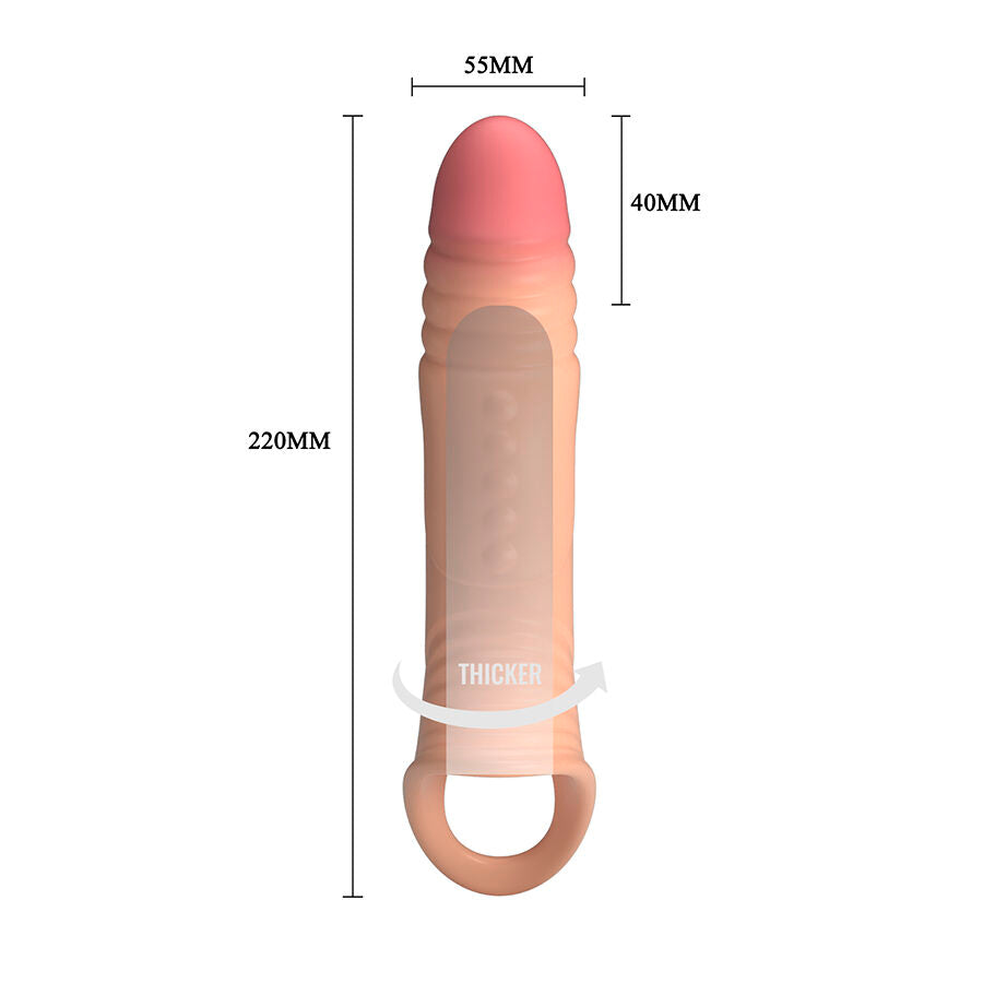 Guaina per pene con vibrazione integrata di Pretty Love, immagine 8