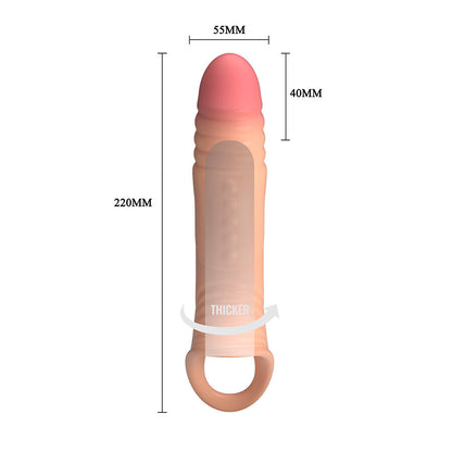 Guaina per pene con vibrazione integrata di Pretty Love, immagine 8