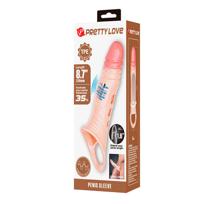 Guaina per pene con vibrazione integrata di Pretty Love, immagine 9