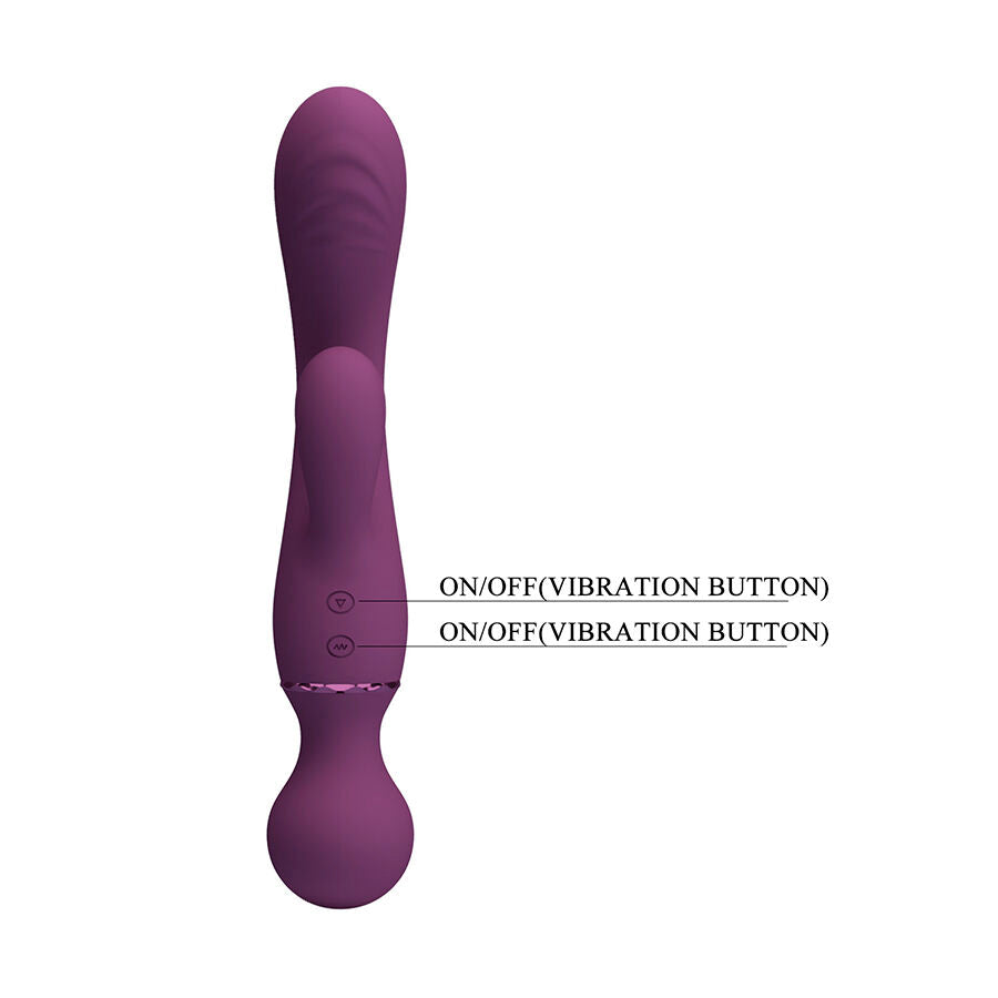 Vibratore punto g viola Tuttofare di Pretty Love, immagine 7