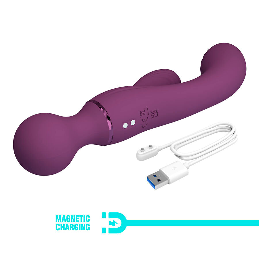 Vibratore punto g viola Tuttofare di Pretty Love, immagine 8