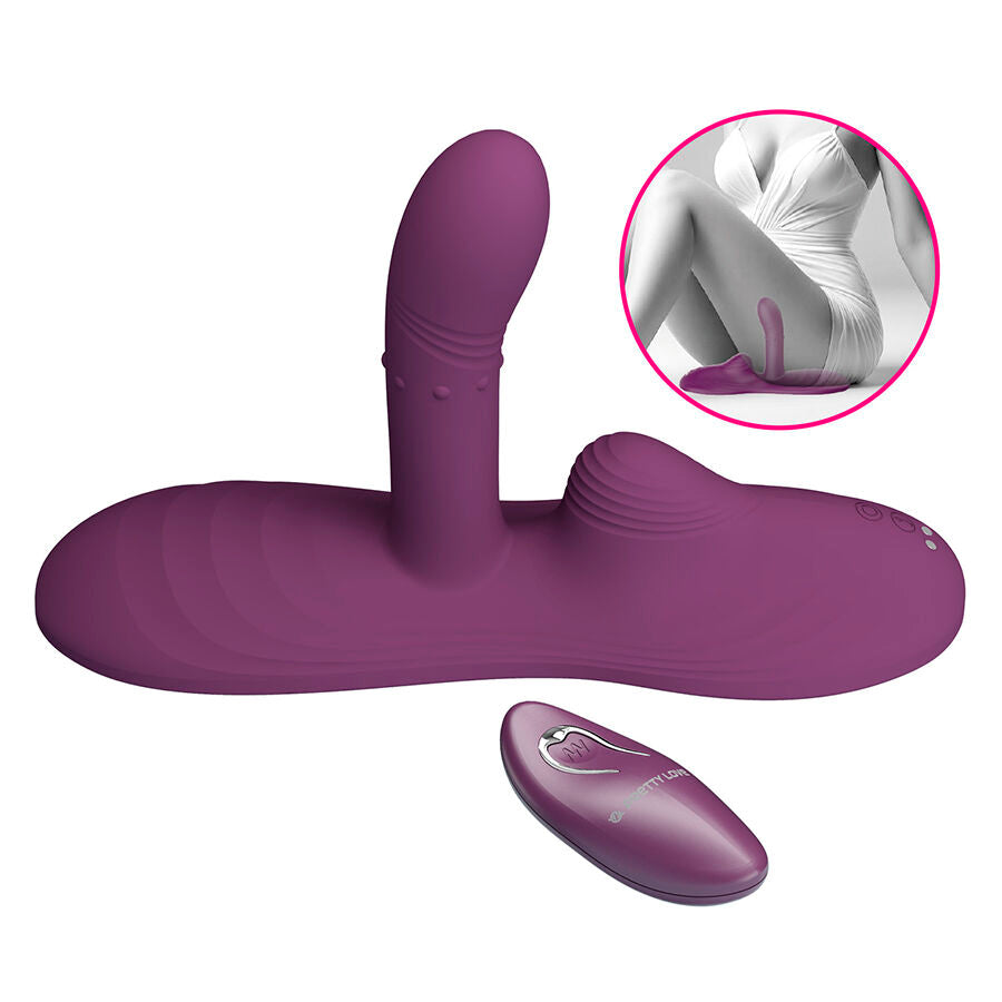 Vibratore con effetto Luka calore e telecomando di Pretty Love, immagine 5