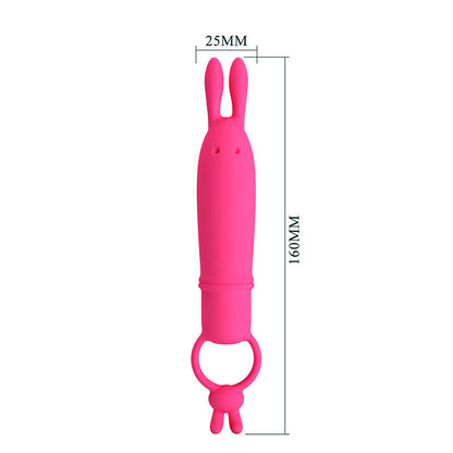 Vibratore Delia coniglio con anello di resistenza di Pretty Love, immagine 8