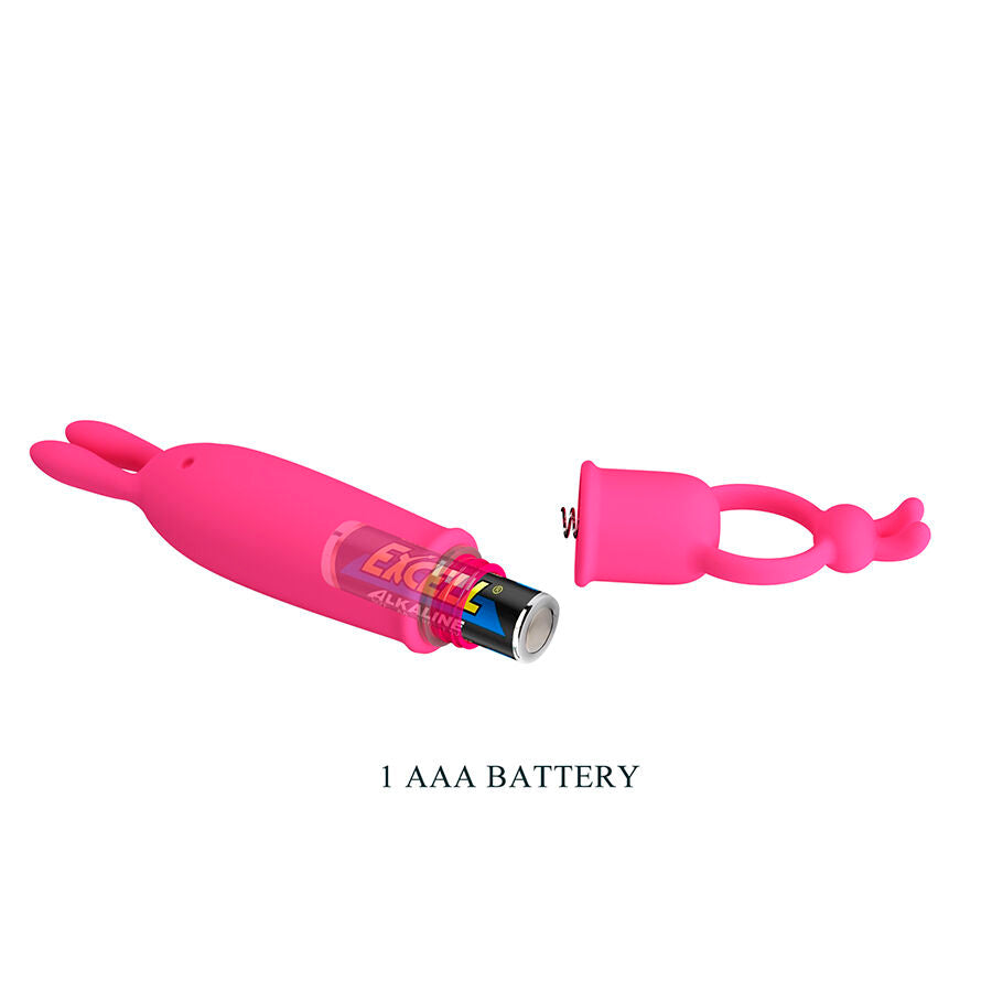 Vibratore Delia coniglio con anello di resistenza di Pretty Love, immagine 6
