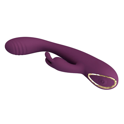 Vibratore Emma viola con stimolatore rabbit di Pretty Love, immagine 4