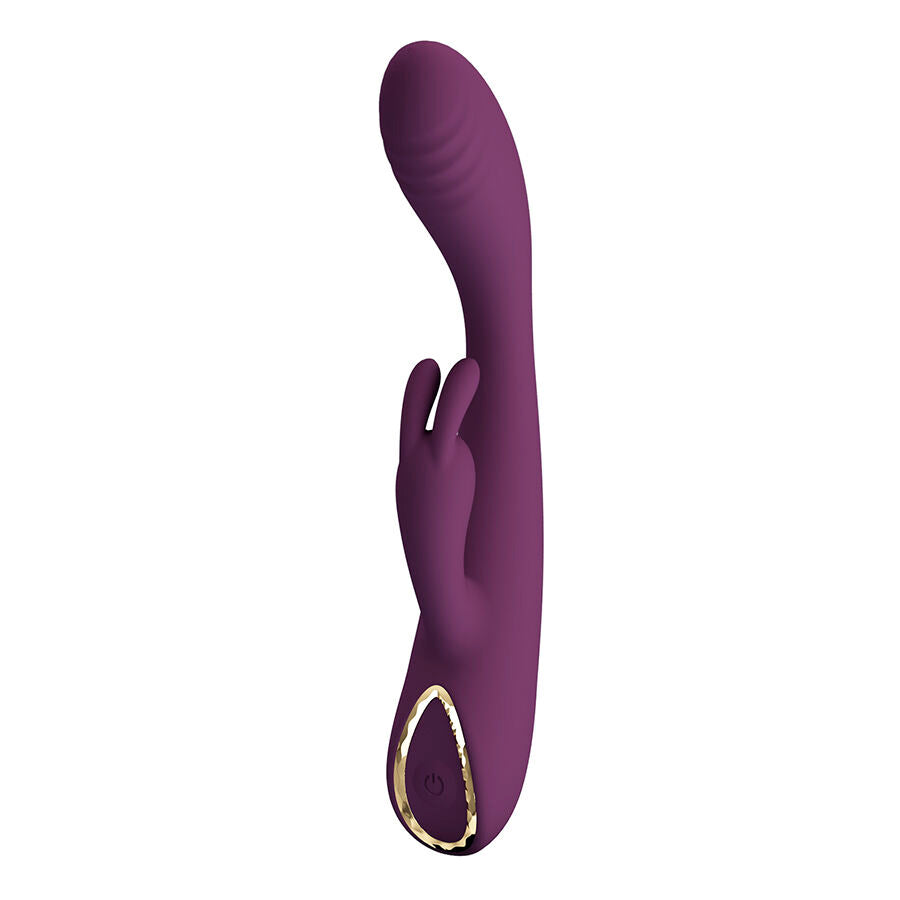 Vibratore Emma viola con stimolatore rabbit di Pretty Love, immagine 3