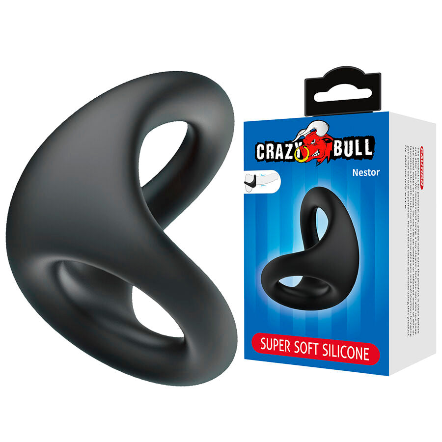 Anello Nestor ergonomico per pene e testicoli di Crazy Bull, immagine 2