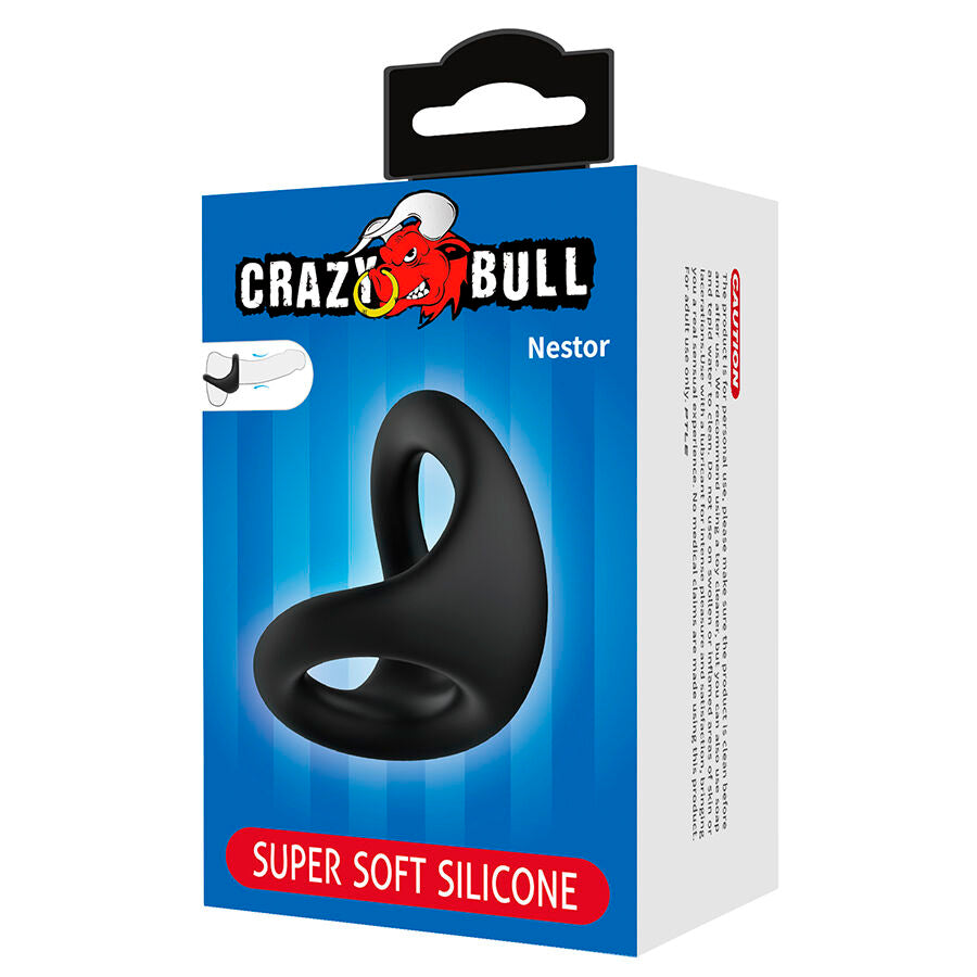 Anello Nestor ergonomico per pene e testicoli di Crazy Bull, immagine 7