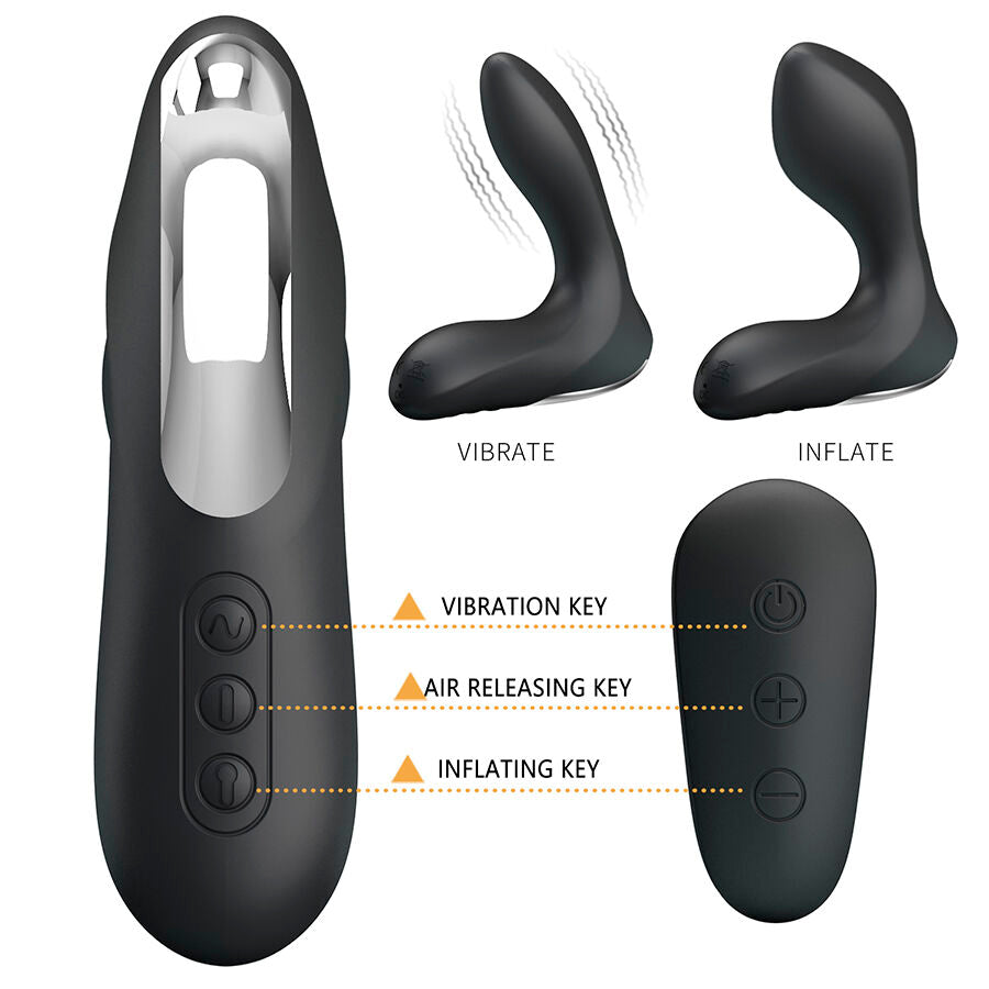 Massaggiatore prostatico con telecomando a vibrazione di Mr Play, immagine 6