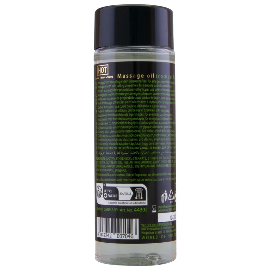 Olio da massaggio frutta tropicale 100 ml di Hot, immagine 2