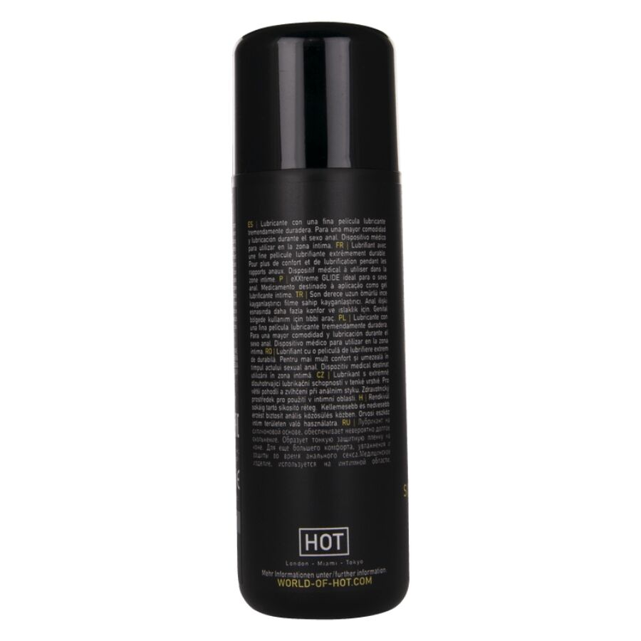 Lubrificante a base di silicone Exxtreme glide e olio comfort A+ 100 ml di Hot, immagine 2
