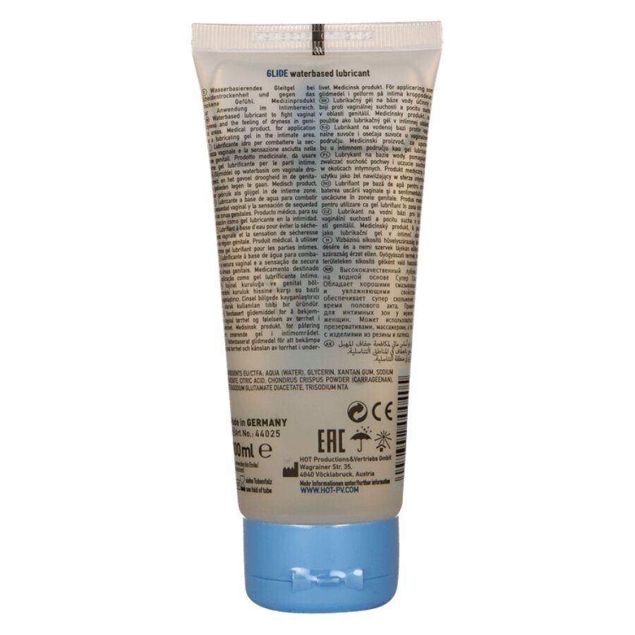 Glide liquid pleasure lubrificante a base D'acqua 100 ml di Hot, immagine 2