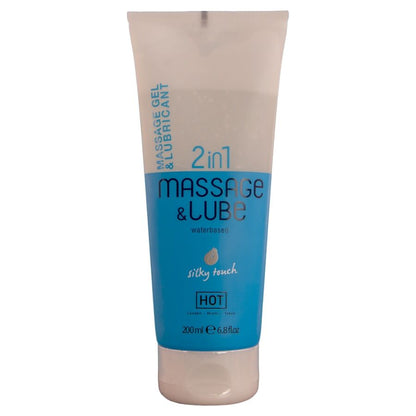 Gel Massage & glide 2in1 tocco setoso 200 ml di Hot