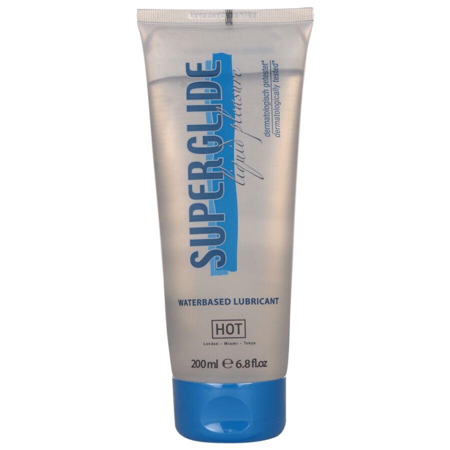 Superglide liquid pleasure lubrificante a base D'acqua 200 ml di Hot