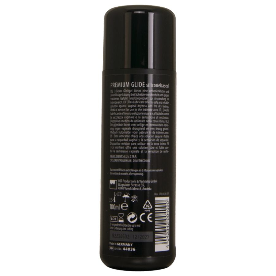 Lubrificante a base di silicone premium silicone glide 100 ml di Hot, immagine 3