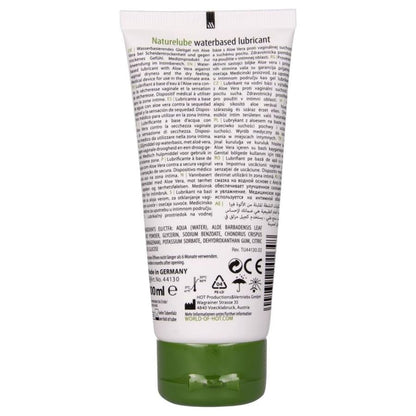 Lubrificante a base d'acqua nature a base D'acqua di aloe vera 100 ml di Hot, immagine 2