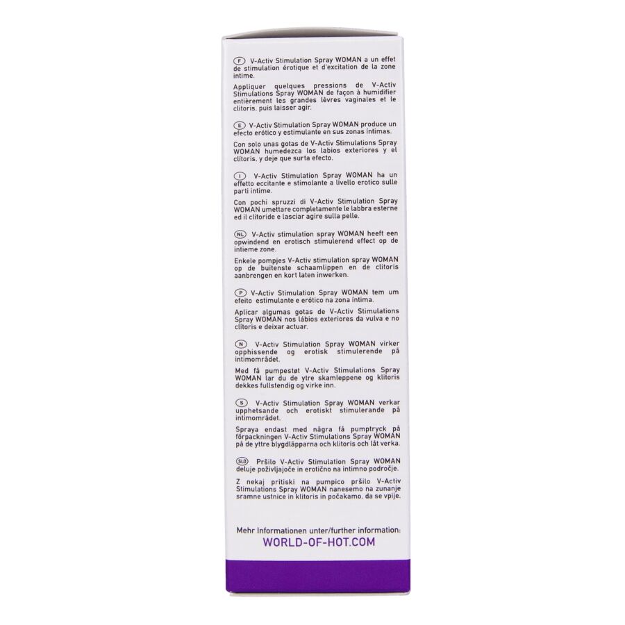 Spray stimolante V-activ donna 50 ml di Hot, immagine 6