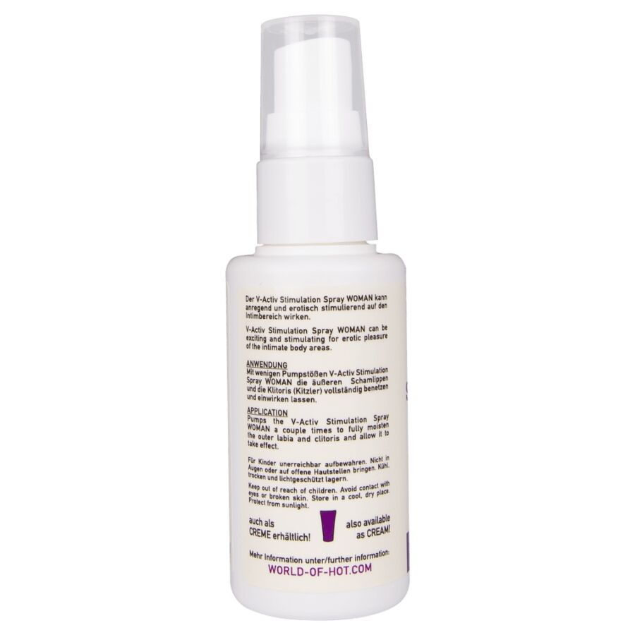 Spray stimolante V-activ donna 50 ml di Hot, immagine 4
