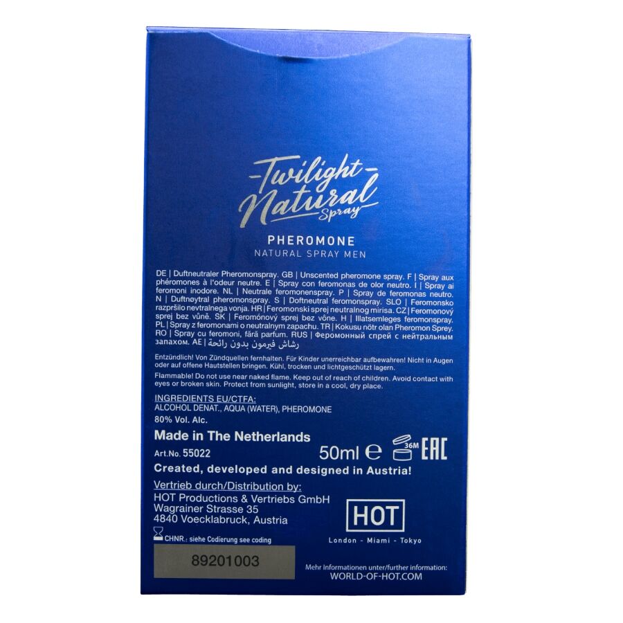 Spray Twilight pheromone naturale uomo 50 ml di Hot, immagine 4