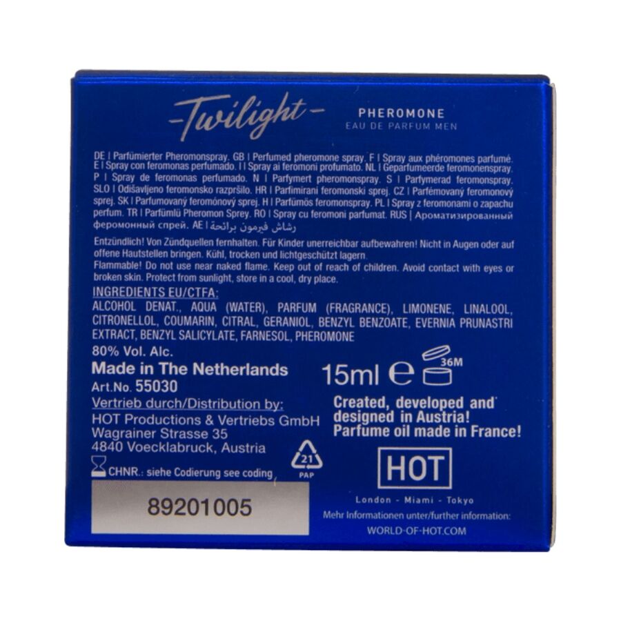 Profumo ai feromoni Twilight pheromone uomo 15 ml di Hot, immagine 4