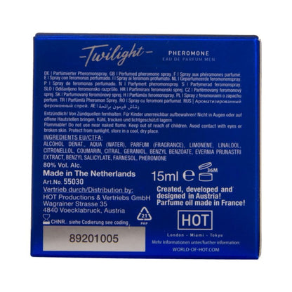 Profumo ai feromoni Twilight pheromone uomo 15 ml di Hot, immagine 4