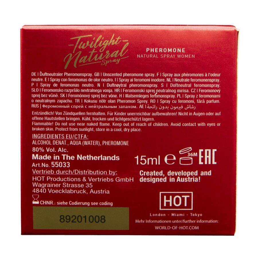 Profumo ai feromoni Twilight pheromone naturale donna 15 ml di Hot, immagine 2