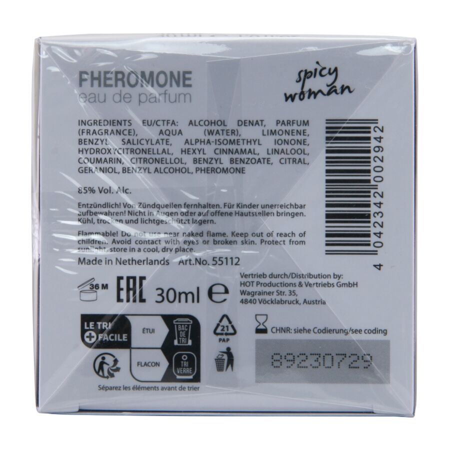 Profumo ai feromoni Miami spicy woman 30 ml di Hot, immagine 6