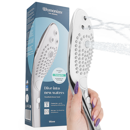 Cosmetica sensuale Soffione stimolante clitorideo wave cromato di Womanizer