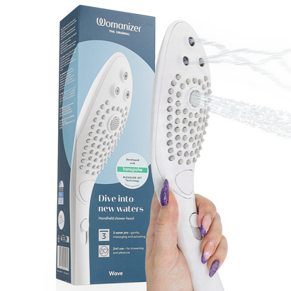 Cosmetica sensuale Soffione stimolante clitorideo wave bianco di Womanizer